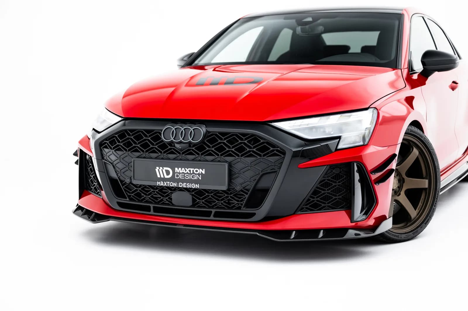 Karbonowy Передній сплітер Prepreg Maxton Audi RS3 Sedan / Sportback 8Y Facelift - фото My Tuning Lab