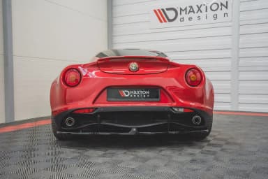 Задній сплітер srodkowy Maxton Alfa Romeo 4C (чорний глянець) - фото My Tuning Lab