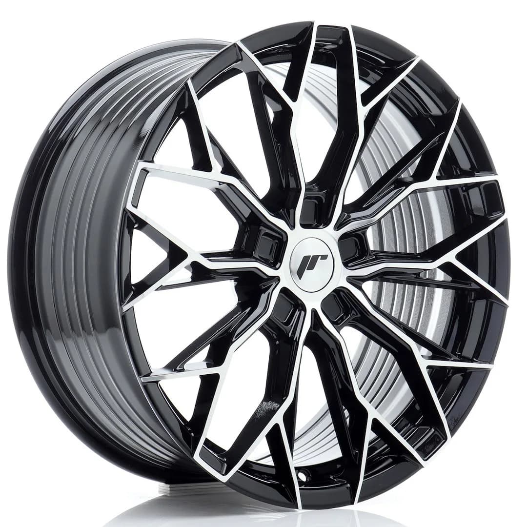 Легкосплавний диск 19" Japan Racing JR49 19x8,5 ET20-45 5H BLANK глянцевий чорний фрезерована лицьова частина - фото My Tuning Lab