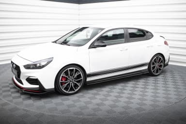 Накладки на пороги V.4 Maxton Hyundai I30 N / N-Line Hatchback / Fastback Mk3 / Mk3 Facelift - фото My Tuning Lab