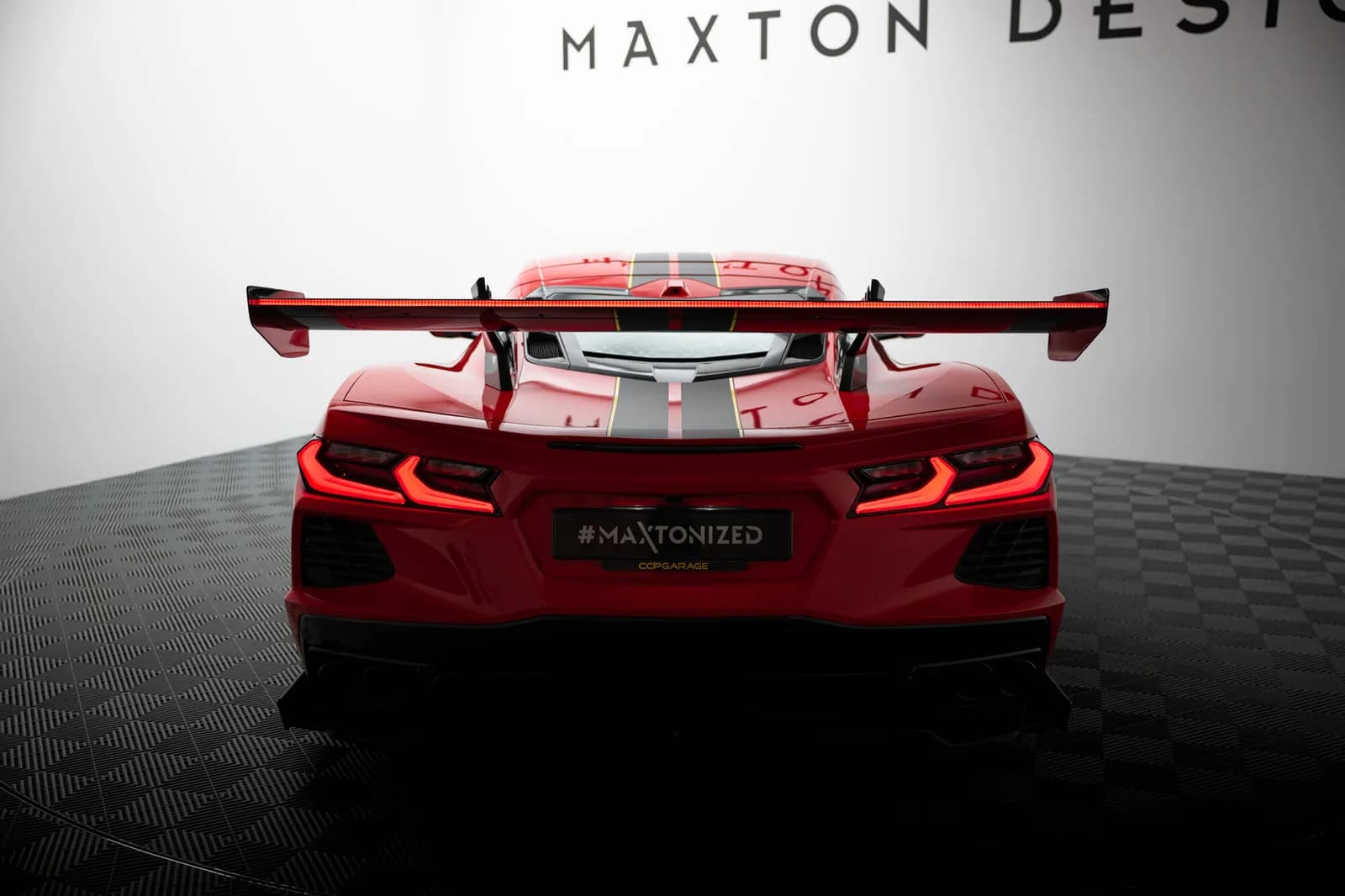 Karbonowy Spoiler + LED Maxton Chevrolet Corvette C8 - фото My Tuning Lab