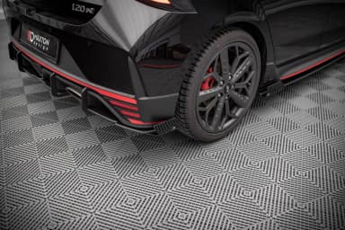 Задні сплітери Boczne Street Pro + Flaps Maxton Hyundai I20 N Mk3 - фото My Tuning Lab