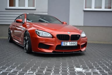 Накладки на пороги Maxton BMW M6 Gran Coupe (чорний глянець) - фото My Tuning Lab