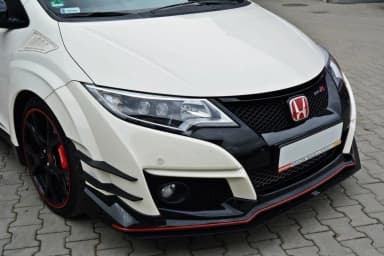 Передній сплітер Maxton Racing Honda Civic IX Type-R V1 - фото My Tuning Lab