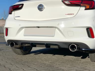 Бампер Maxton Design Dokładka do zderzaka tylnego OPEL ASTRA K OPC-LINE - фото My Tuning Lab