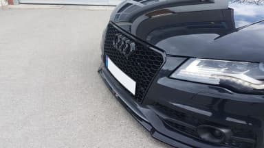 Передній сплітер V.1 Maxton Audi S7 / A7 S-Line C7 - фото My Tuning Lab