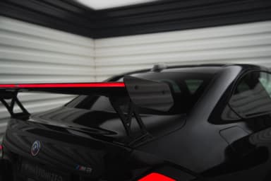 Karbonowy Spoiler Z Zewnętrznymi Wspornikami + Światło LED Maxton BMW M2 G87 / M240i / 2 M-пакет / 2 Standard G42 - фото My Tuning Lab