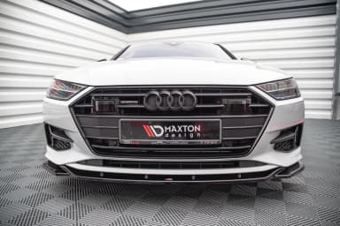 Передній сплітер V.1 Maxton Audi A7 C8 - фото My Tuning Lab