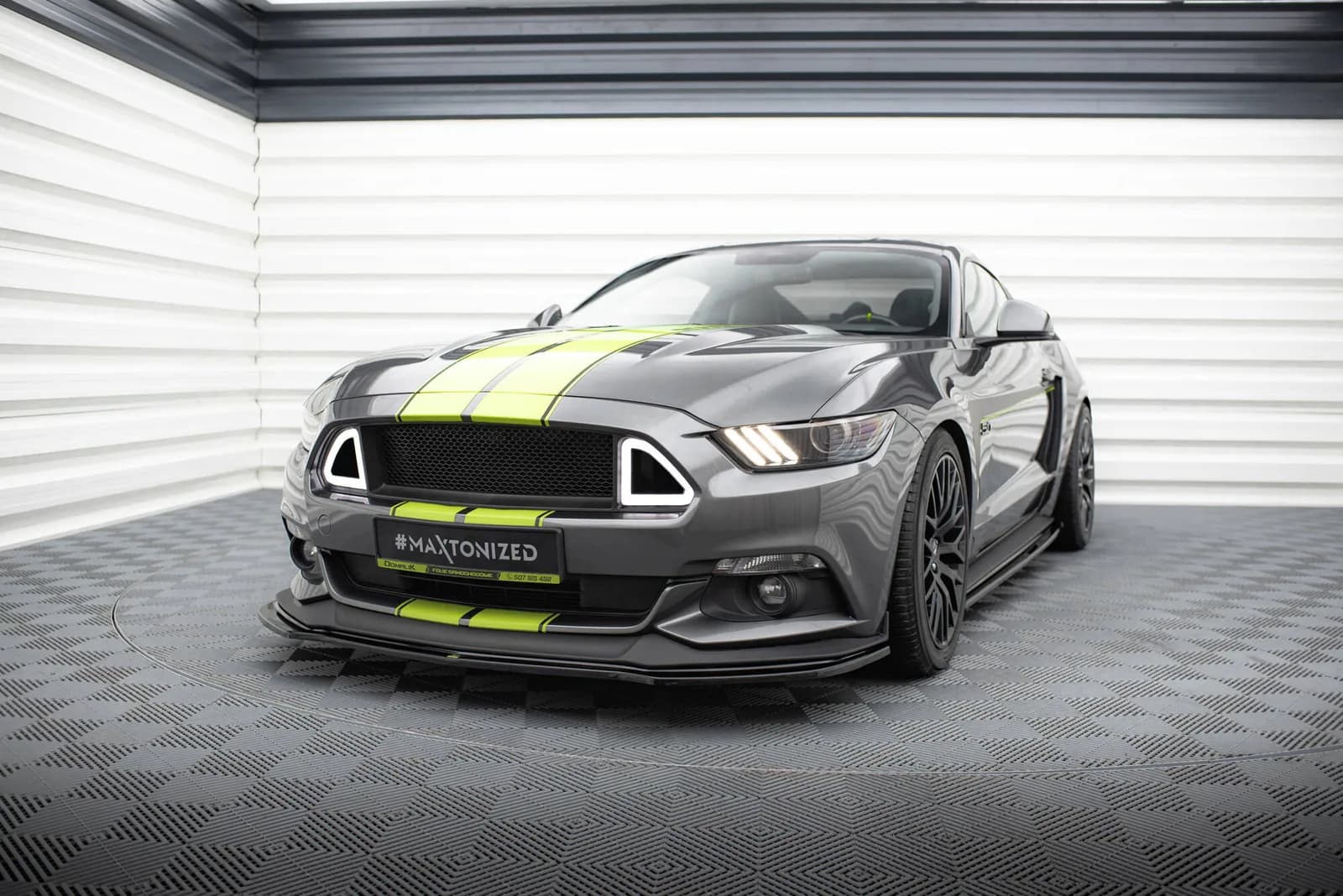 Передній сплітер Maxton Ford Mustang GT Mk6 - фото My Tuning Lab