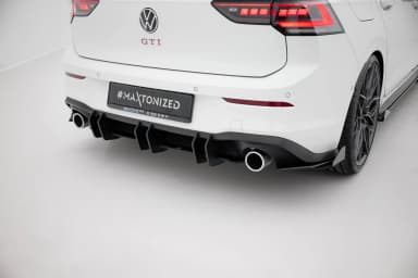 Задній дифузор Street Pro V.2 Maxton Volkswagen Golf GTI Mk8 - фото My Tuning Lab