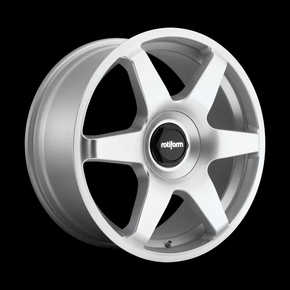 Легкосплавний диск 18" Rotiform R114 SIX 18x8,5 ET35 5x120/114,3 глянцевий срібний - фото My Tuning Lab