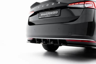 Задня накладка Maxton Skoda Superb Mk4 / Mk4 Sportline - фото My Tuning Lab