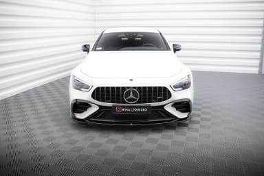 Передній сплітер V.1 Maxton Mercedes-AMG GT 43 4 Door Coupe V8 Styling Package X290 - фото My Tuning Lab