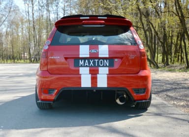 Задні сплітери boczne Maxton Ford Fiesta ST MK6 (чорний глянець) - фото My Tuning Lab