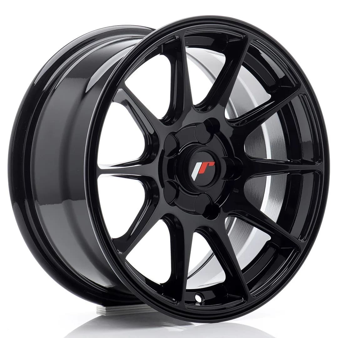 Легкосплавний диск 15" Japan Racing JR11 15x7 ET20-30 BLANK глянцевий чорний - фото My Tuning Lab