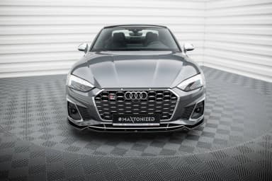 Передній сплітер V.2 Maxton Audi S5 / A5 S-Line F5 Facelift - фото My Tuning Lab