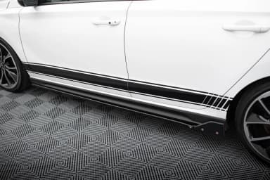 Накладки на пороги V.5 + Flaps Maxton Hyundai I30 N / N-Line Hatchback / Fastback Mk3 / Mk3 Facelift - фото My Tuning Lab