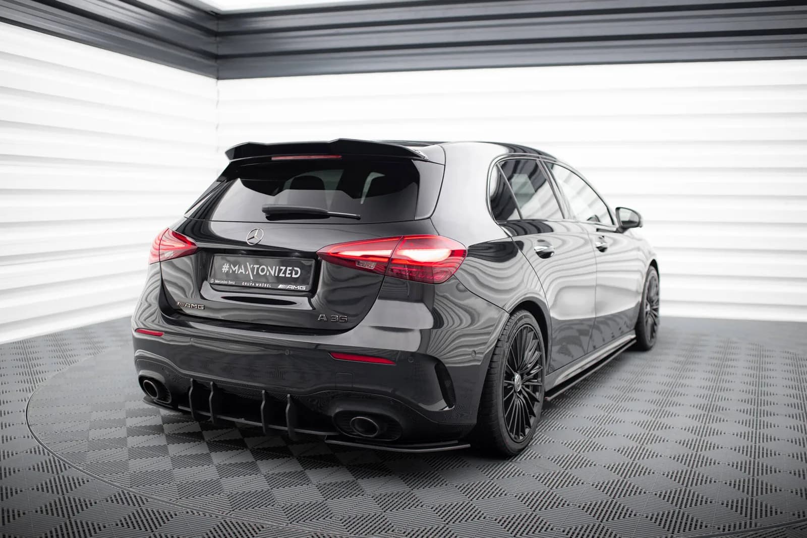 Задні сплітери Boczne Street Pro Maxton Mercedes-AMG A35 Hatchback W177 - фото My Tuning Lab