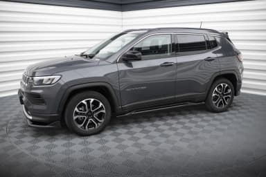 Накладки на пороги Maxton Jeep Compass Limited Mk2 Facelift - фото My Tuning Lab
