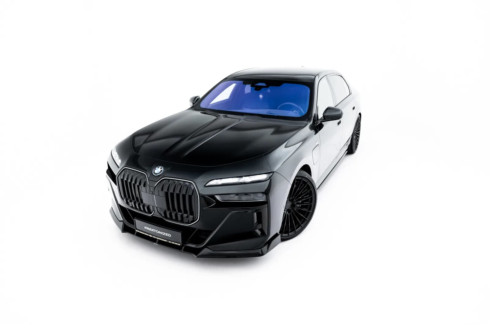 Передній сплітер V.4 Maxton BMW 7 M-пакет / M760e / i7 M-пакет G70 - фото My Tuning Lab