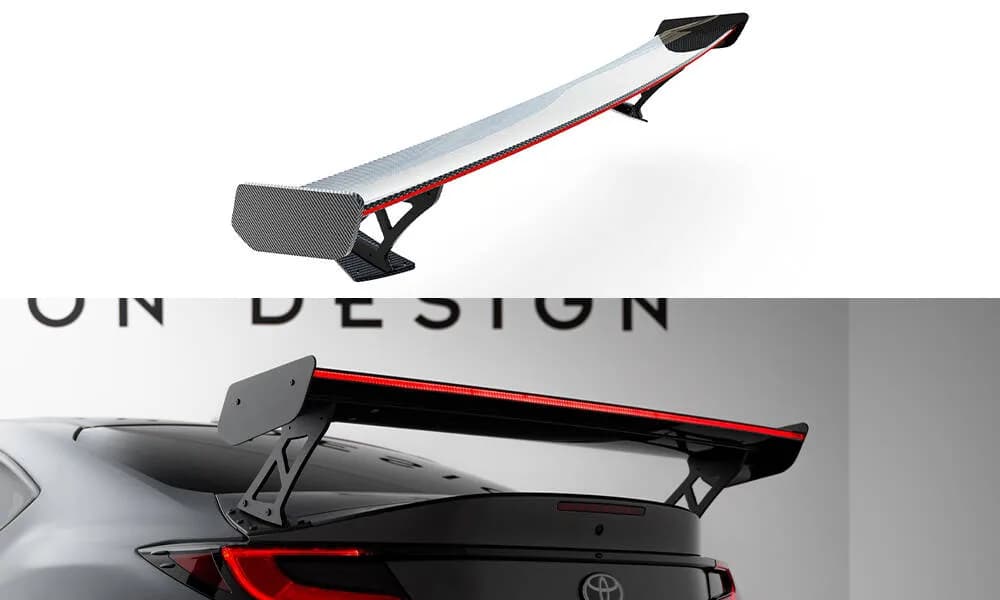 Karbonowy Spoiler Z Zewnętrznymi Wspornikami + LED Toyota GR86 / Maxton Subaru BRZ Mk2 - фото My Tuning Lab