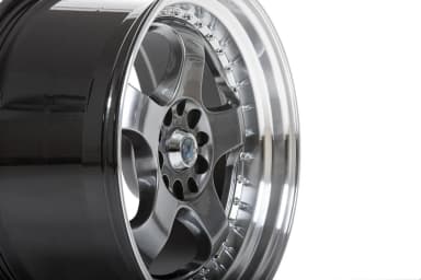 Легкосплавний диск 18" 59 North Wheels D-002 18x9.5 ET20 5x114/120 насичений чорний / полірований кант - фото My Tuning Lab