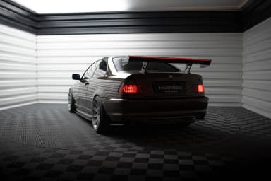 Karbonowy Spoiler Z Wewnętrznymi Wspornikami + LED Maxton BMW 3 Coupe E46 - фото My Tuning Lab