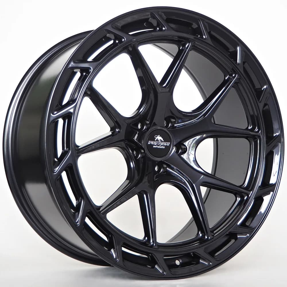 Легкосплавний диск 22" Forzza Saturn 22x10,5 ET35 5x112 чорний Magic - фото My Tuning Lab