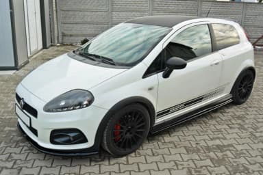 Накладки на пороги Fiat Grande Punto Maxton Abarth - фото My Tuning Lab