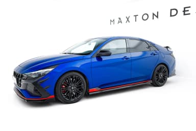 Накладки на пороги Maxton Hyundai Elantra N Mk7 - фото My Tuning Lab