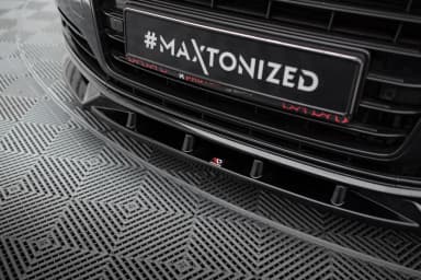 Передній сплітер Maxton Audi A8 D4 Facelift - фото My Tuning Lab