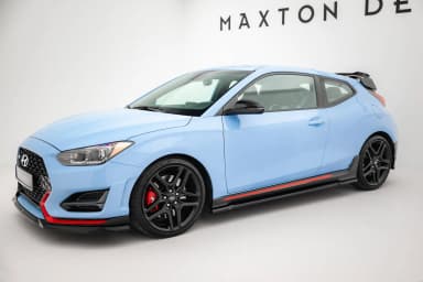 Накладки на пороги Maxton Hyundai Veloster N Mk2 - фото My Tuning Lab