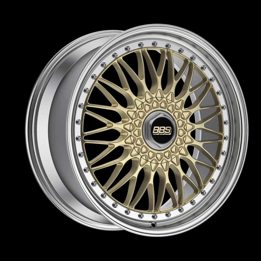 Легкосплавний диск 20" BBS Super RS 20x8,5 ET45 5x112 золотий glossy - фото My Tuning Lab