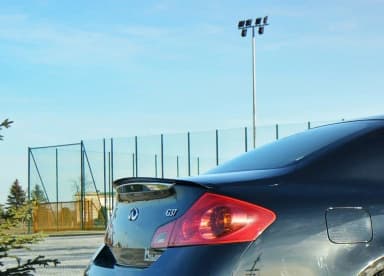 Задній спойлер Maxton Infiniti G37 Sedan (чорний глянець) - фото My Tuning Lab