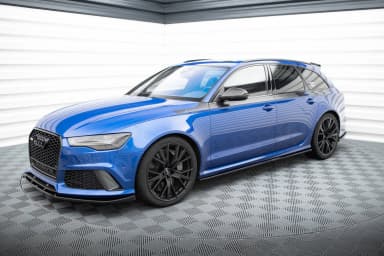 Накладки на пороги V.2 Maxton Audi RS6 C7 / C7 Facelift - фото My Tuning Lab