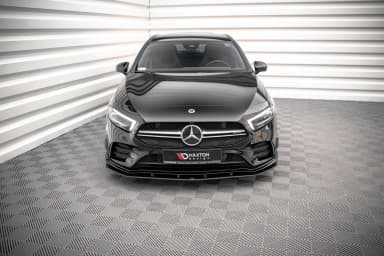 Передній сплітер Street Pro Maxton Mercedes A35 AMG / AMG-Line Aero Pack W177 - фото My Tuning Lab