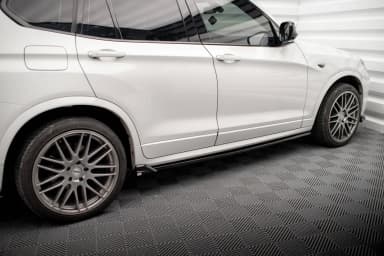 Накладки на пороги Maxton BMW X3 M-пакет F25 - фото My Tuning Lab