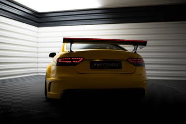Karbonowy Spoiler Z Zewnętrznymi Wspornikami + LED Maxton Audi A5 Coupe 8T - фото My Tuning Lab