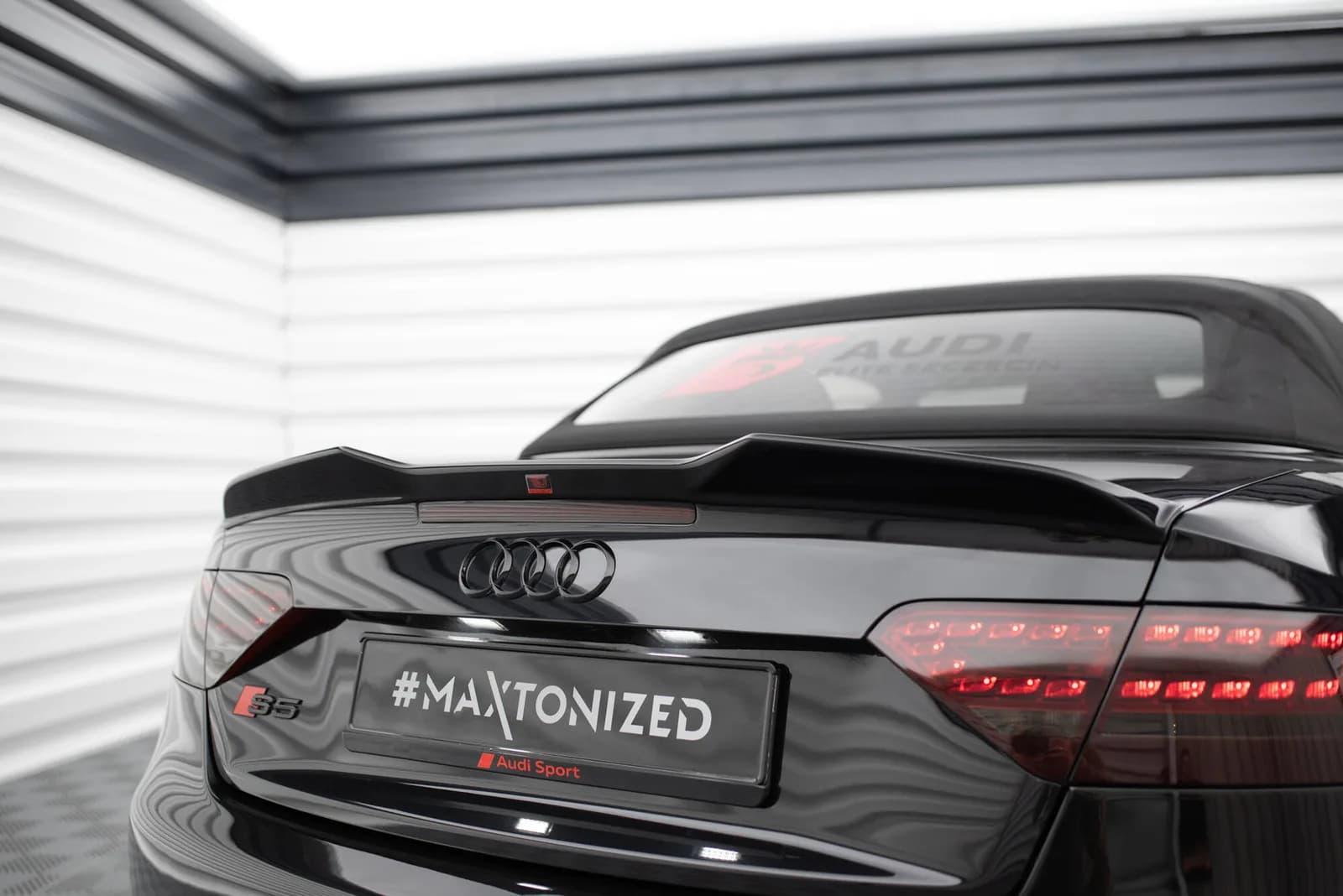 3D спойлер Maxton Audi S5 / A5 S-Line Cabrio 8T - фото My Tuning Lab