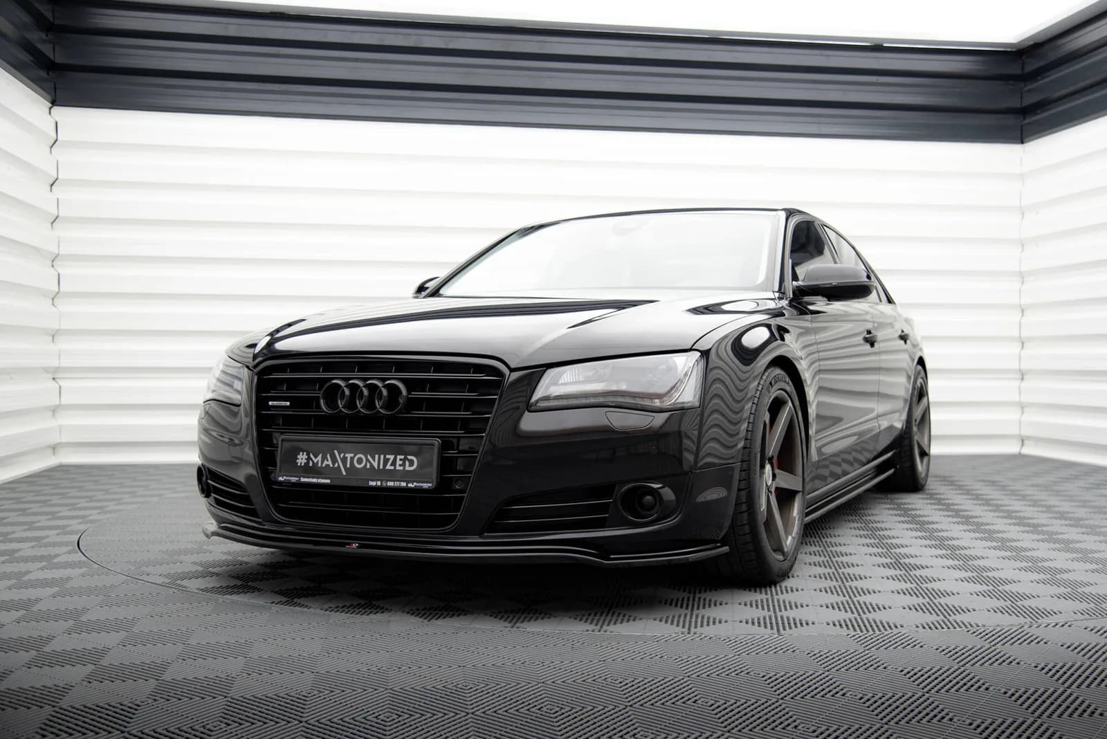 Комплект сплітерів Maxton Audi A8 D4 - фото My Tuning Lab