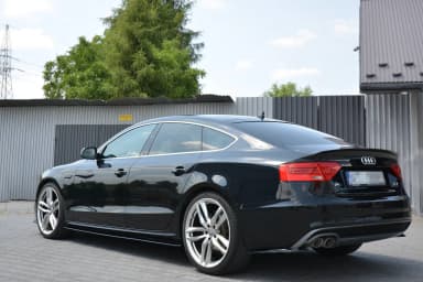 Задні сплітери boczne Maxton Audi A5 S-Line 8T FL Sportback (чорний глянець) - фото My Tuning Lab