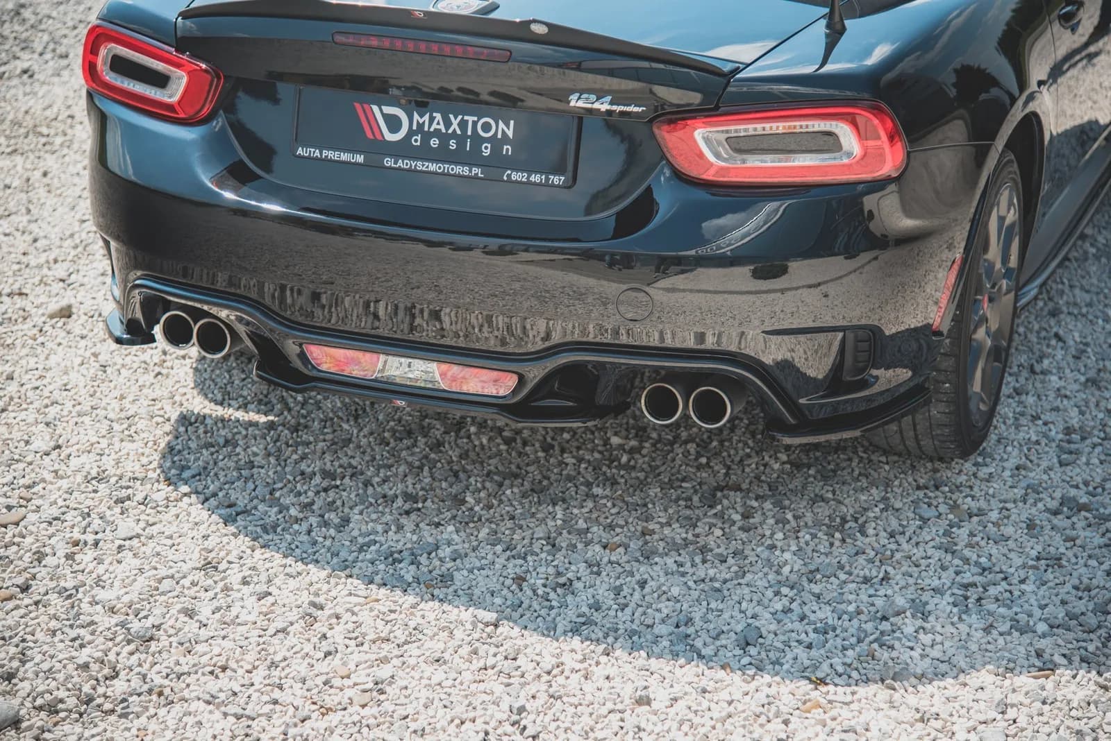 Задній сплітер Maxton Abarth 124 Spider - фото My Tuning Lab
