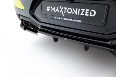 Задній сплітер (Z Dyfuzorem) Maxton BMW X4M F98 Facelift - фото My Tuning Lab