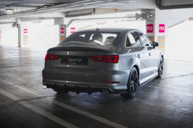 Задній дифузор Street Pro Maxton Audi S3 Sedan 8V - фото My Tuning Lab