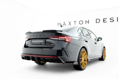 Задні сплітери Boczne V.4 + Flaps Maxton Skoda Octavia RS Combi / Liftback Mk4 / Mk4 Facelift - фото My Tuning Lab