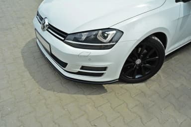 Передній сплітер Maxton Volkswagen Golf MK7 (чорний глянець) - фото My Tuning Lab
