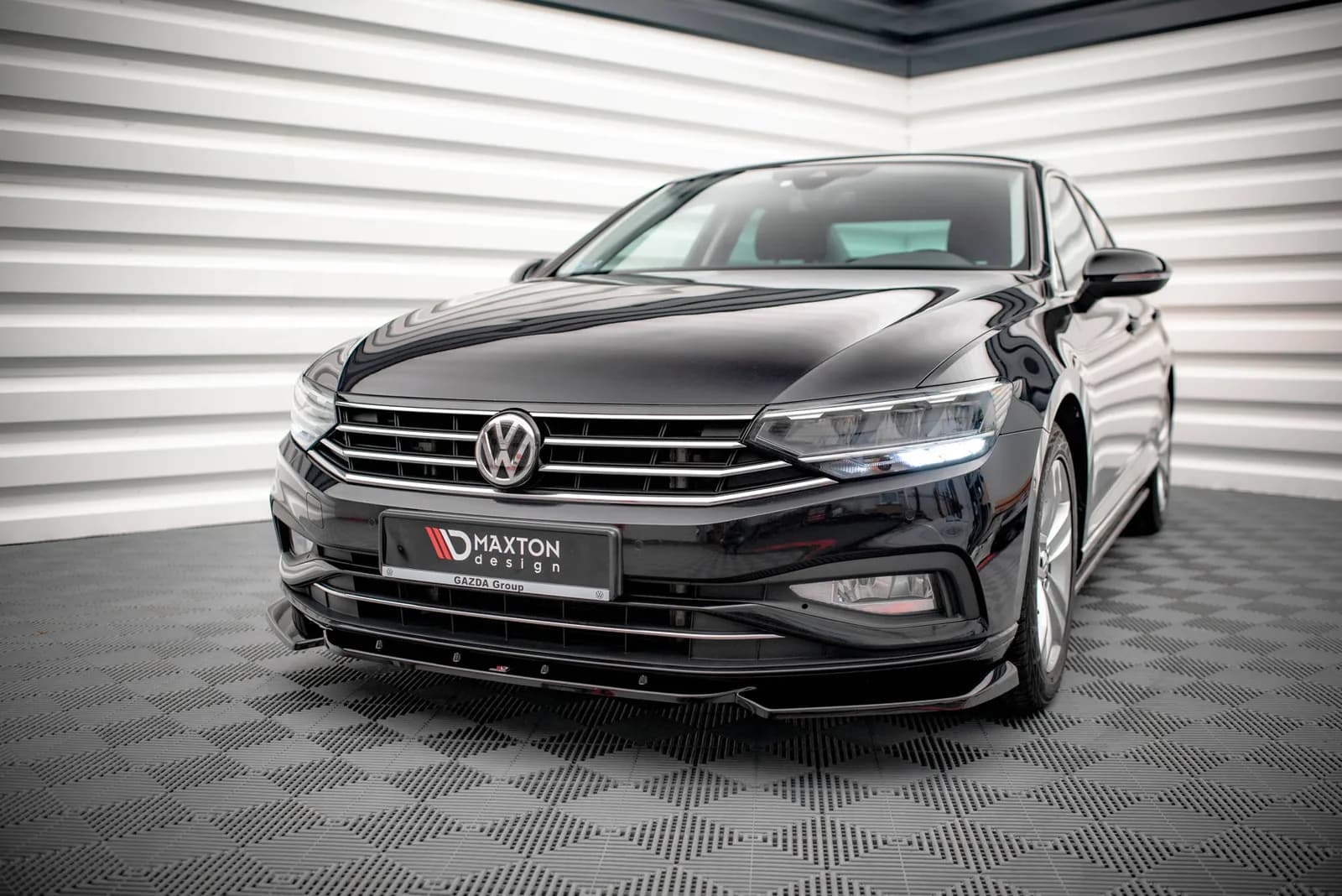 Передній сплітер V.1 Maxton Volkswagen Passat B8 Facelift - фото My Tuning Lab