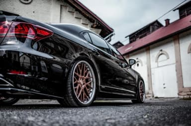 Накладки на пороги Maxton Lexus LS Long MK4 Facelift (чорний глянець) - фото My Tuning Lab