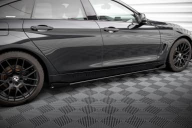 Накладки на пороги Street Pro + Flaps Maxton BMW 4 Gran Coupe F36 - фото My Tuning Lab