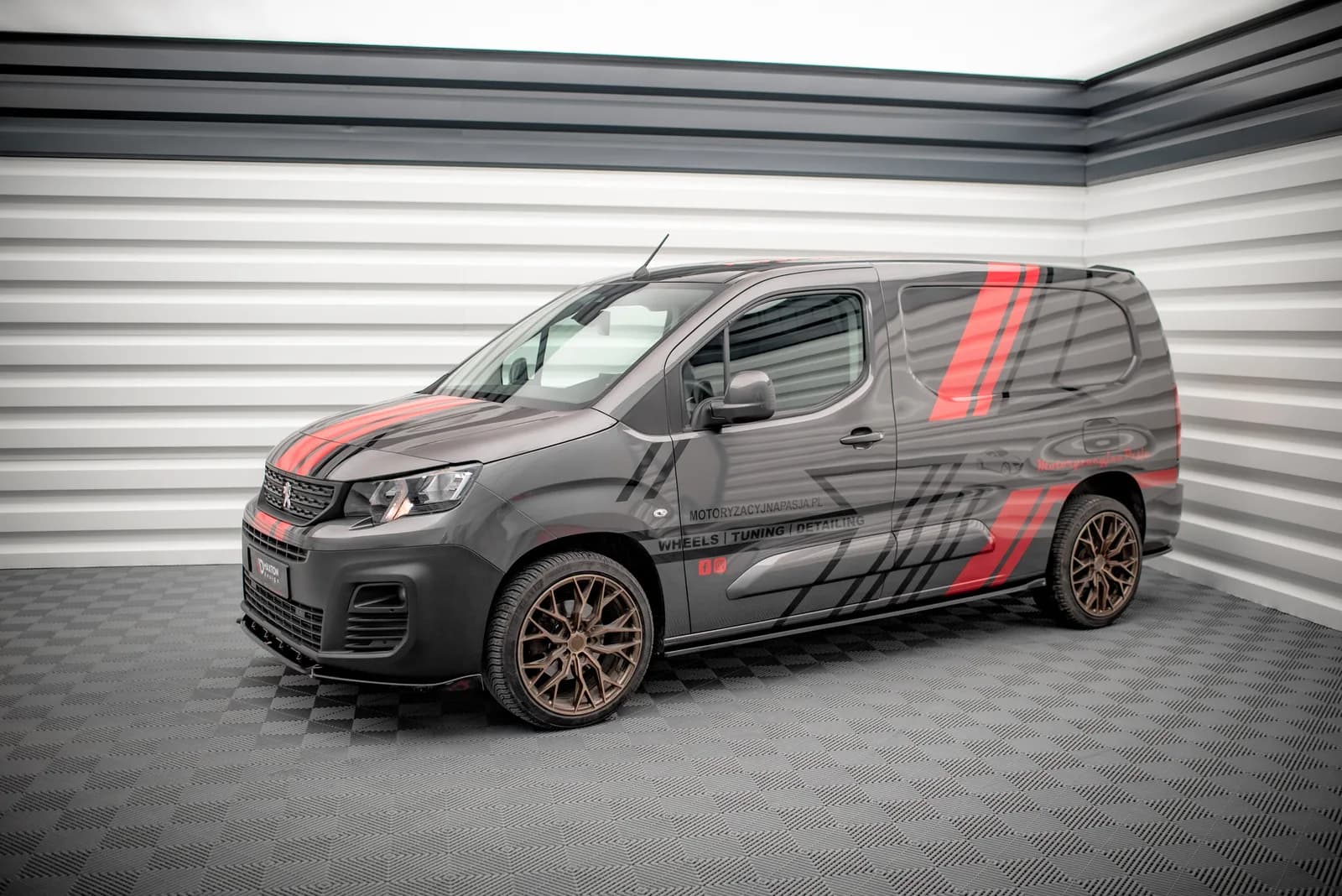 Комплект сплітерів Maxton Peugeot Partner Mk3 - фото My Tuning Lab